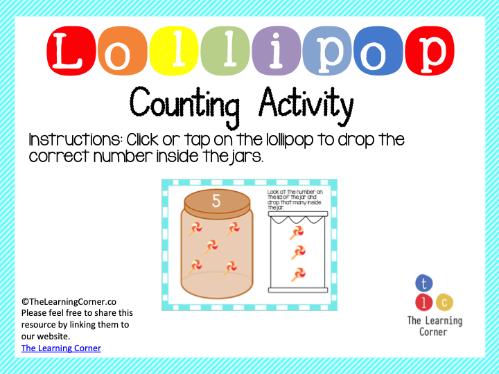 Lollipop Counting Activity