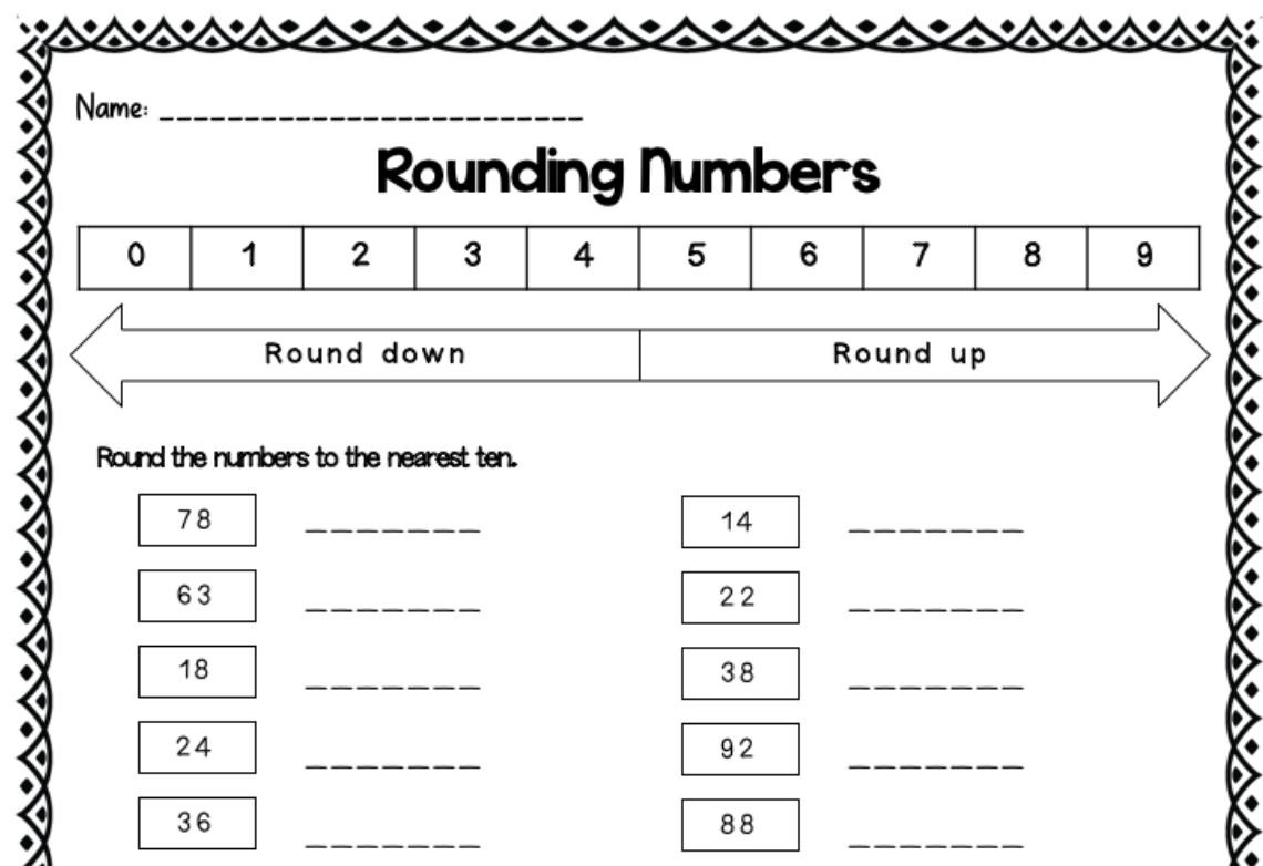 rounding whole numbers