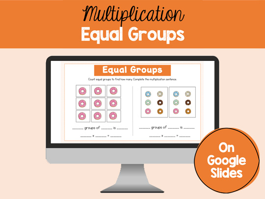 Understanding Multiplication Equal Groups The Learning Corner