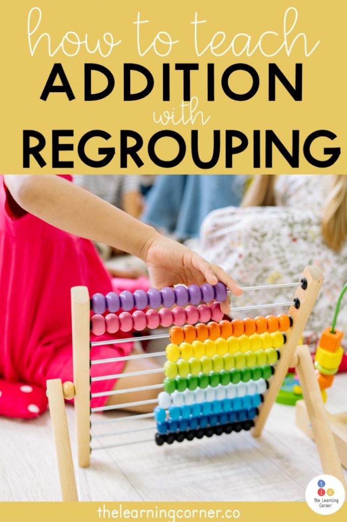 Teach addition with regrouping pin