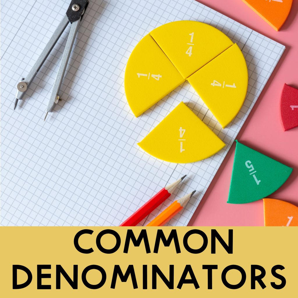 Find common denominators