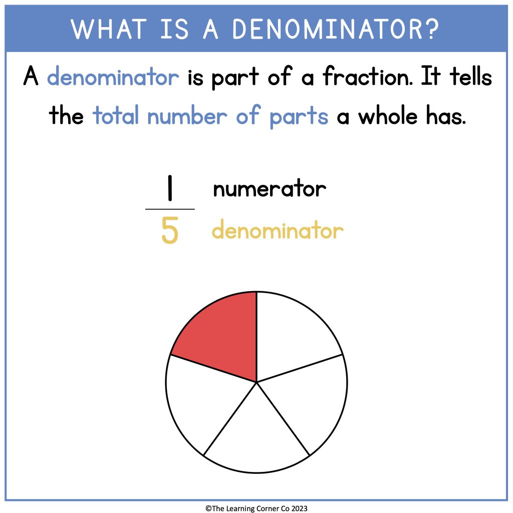 What is a denominator?
