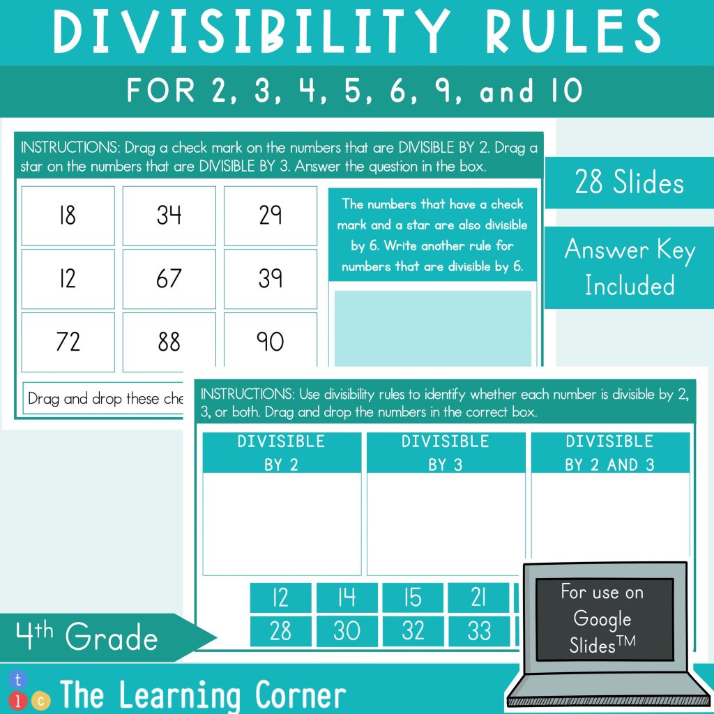 Digital resource for divisibility